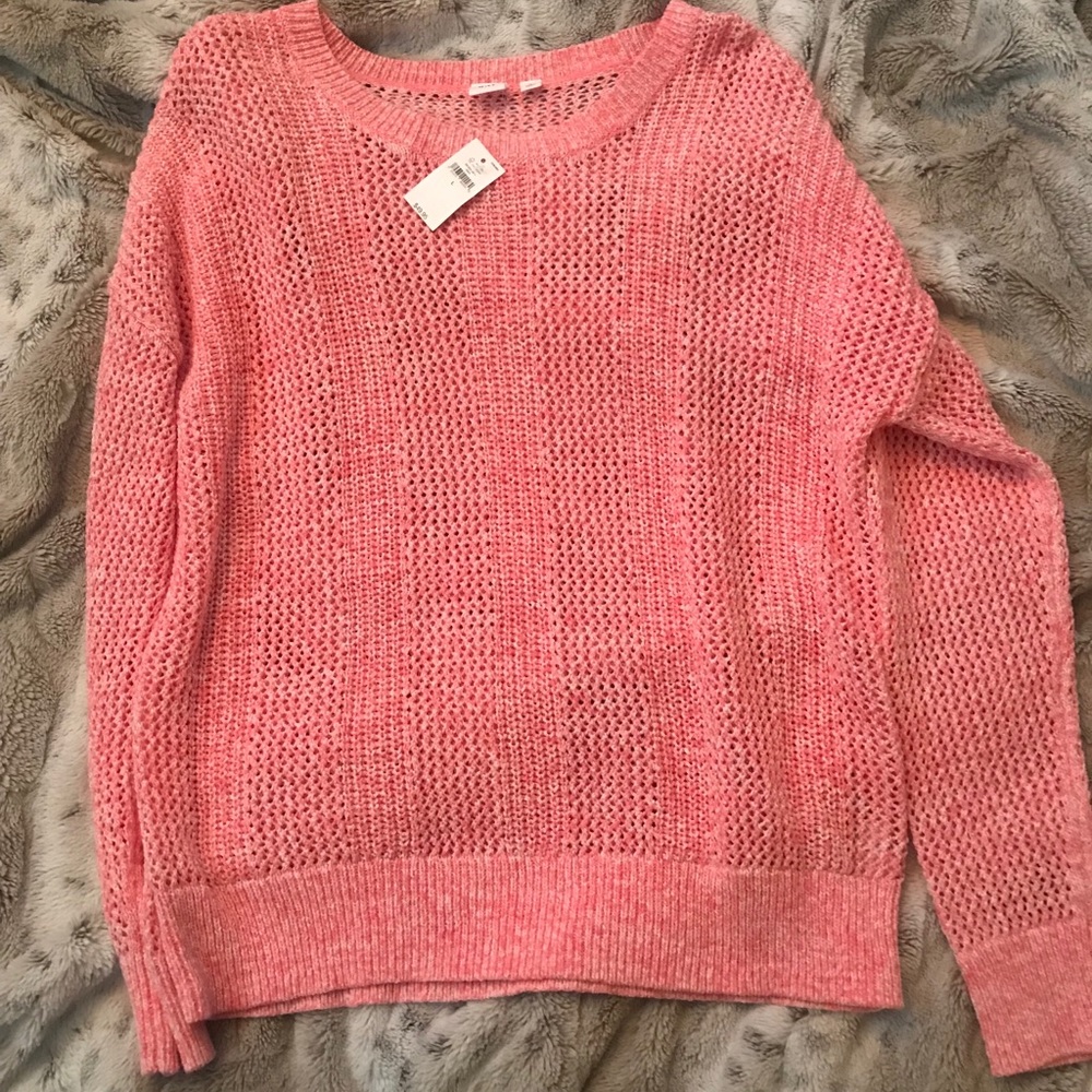 NWT GAP Cotton Crochet Sweater